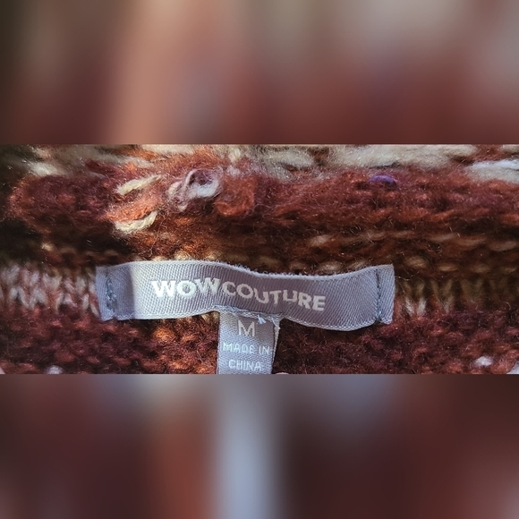 WOW Couture Aztec‎ cardigan Size M - Picture 10 of 10